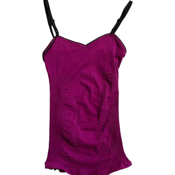 NWOT Intimately Free People Long Camisole Burgundy and Black, Size xs/s - Picture 1 of 6